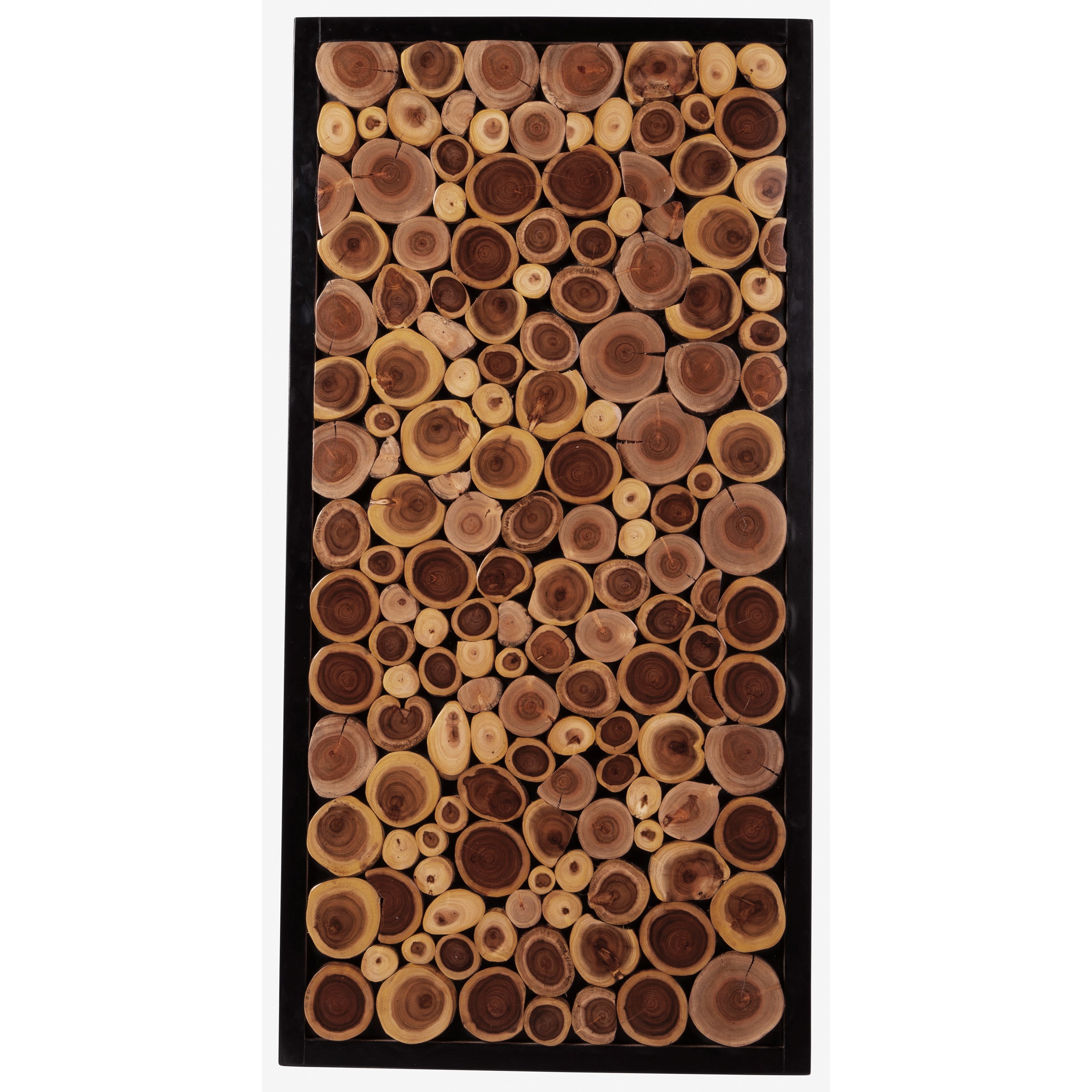 Signature Design by Ashley Wall Art A8010182 Jonford Wood Slice Wall